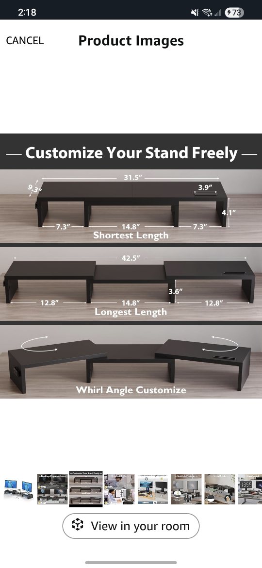 Monitor Stand Riser - photo 2