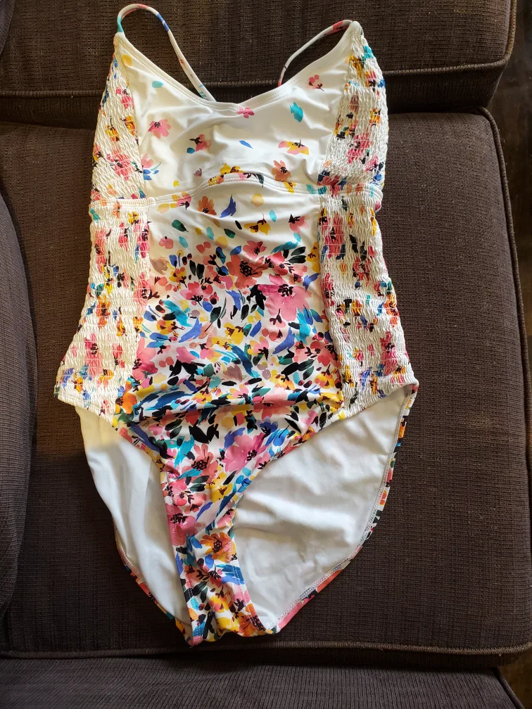 Catalina Swimwear Floral One-Piece - Size 14 thumbnail