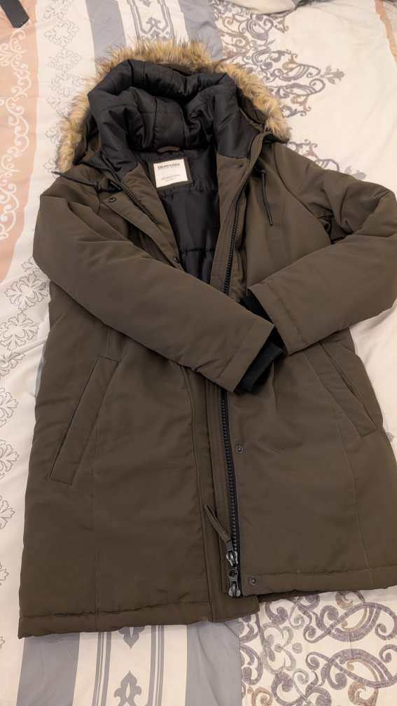 Bluenotes Olive Green Parka - Size Medium