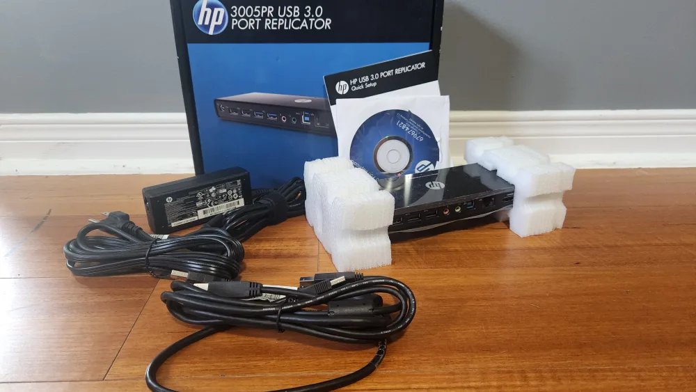 HP 3005PR USB 3.0 Port Replicator thumbnail