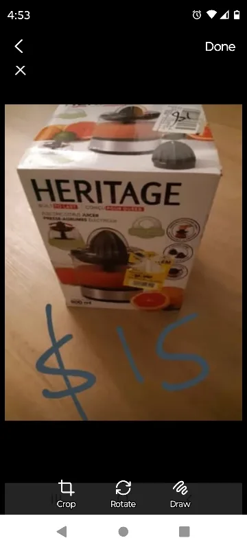 Branch New Heritage citrus Juicer $15 thumbnail