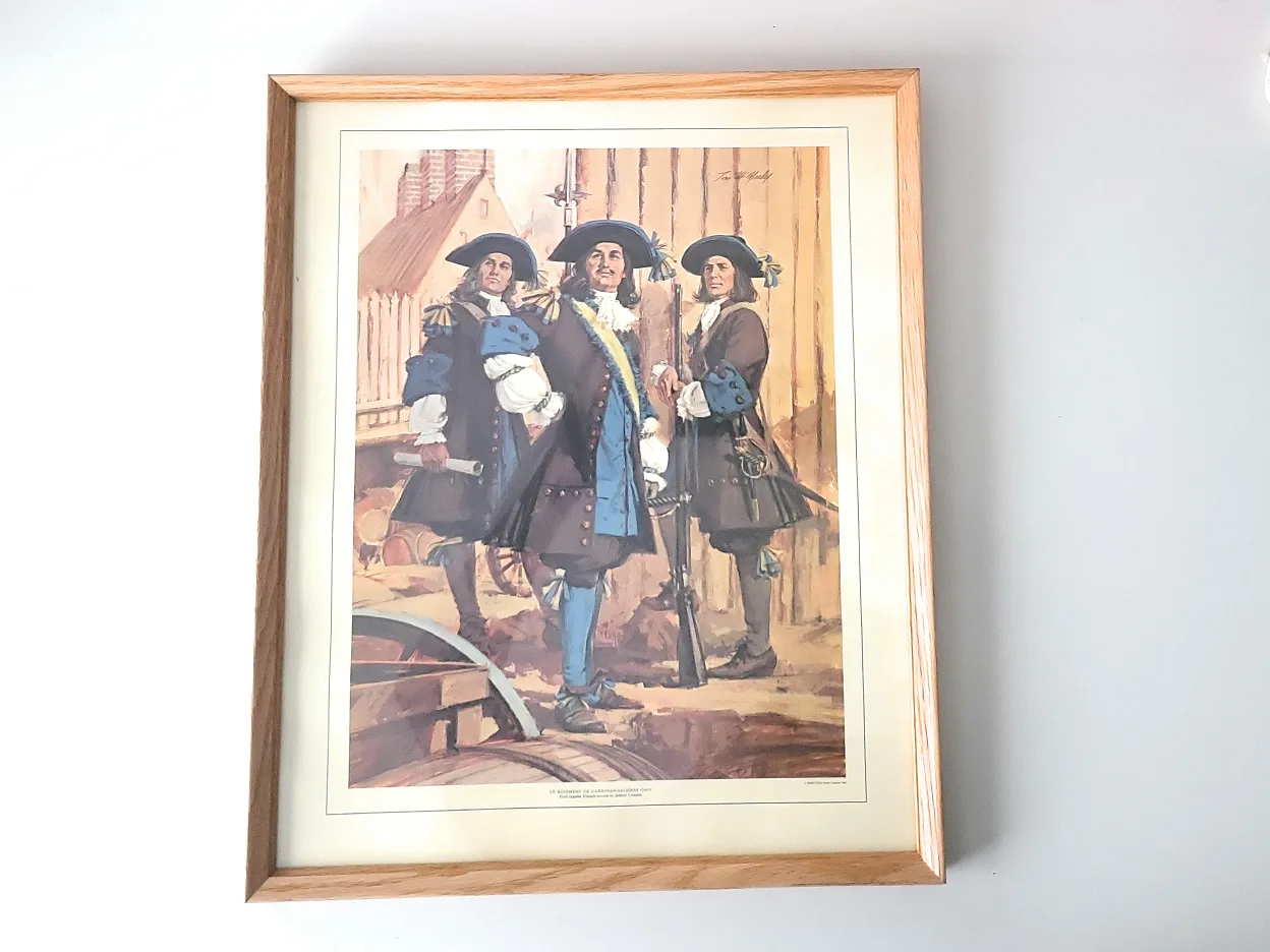 Tom Mcneely Framed Print - Le Regiment de Carignan-Salieres 1665 image indicator(2)