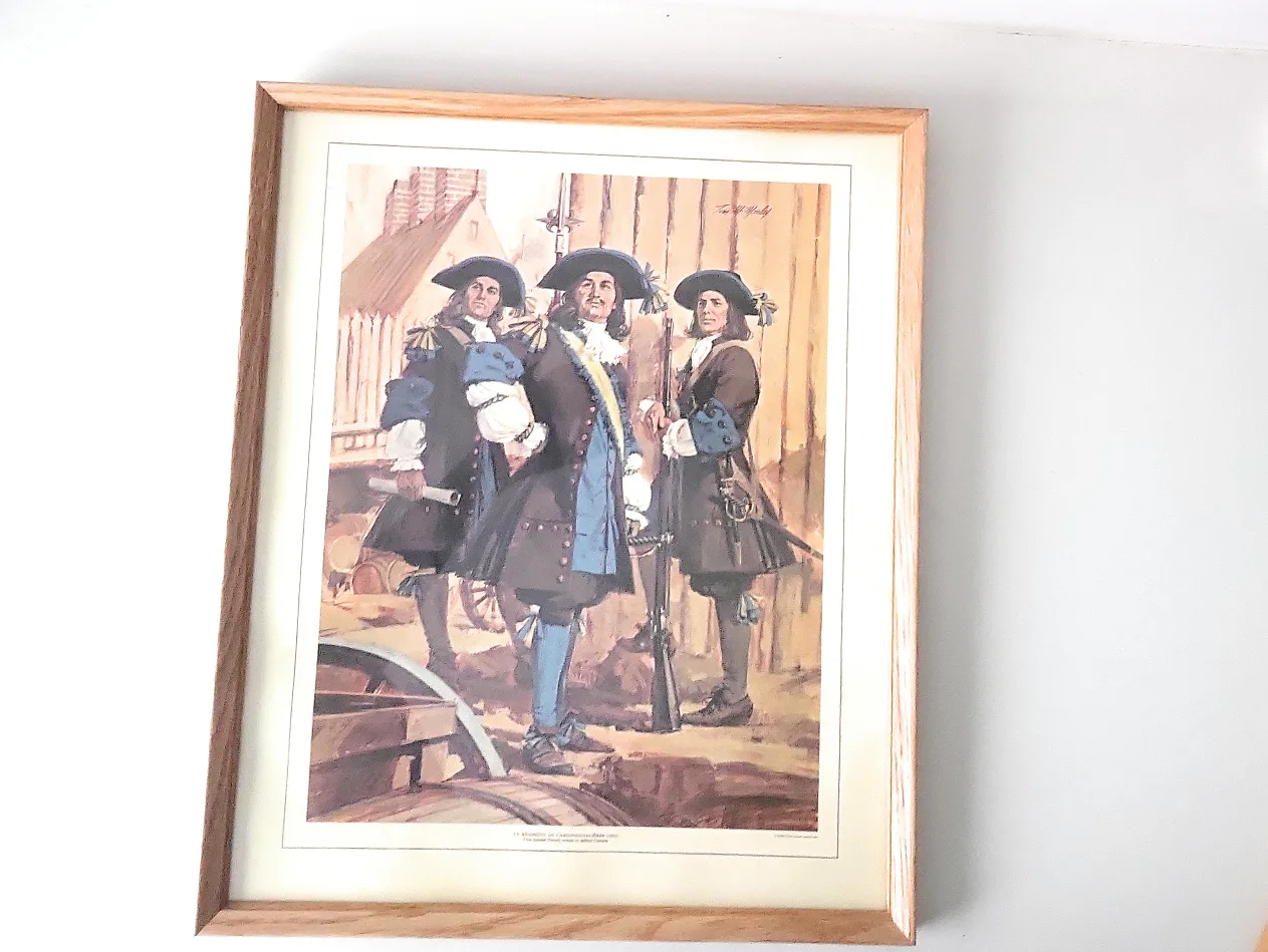 Tom Mcneely Framed Print - Le Regiment de Carignan-Salieres 1665 image indicator(5)