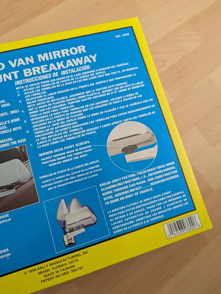 *ONLY 4 LEFT* NEW RALLY 3600 UNIVERSAL TRUCK / VAN MIRROR image indicator(6)