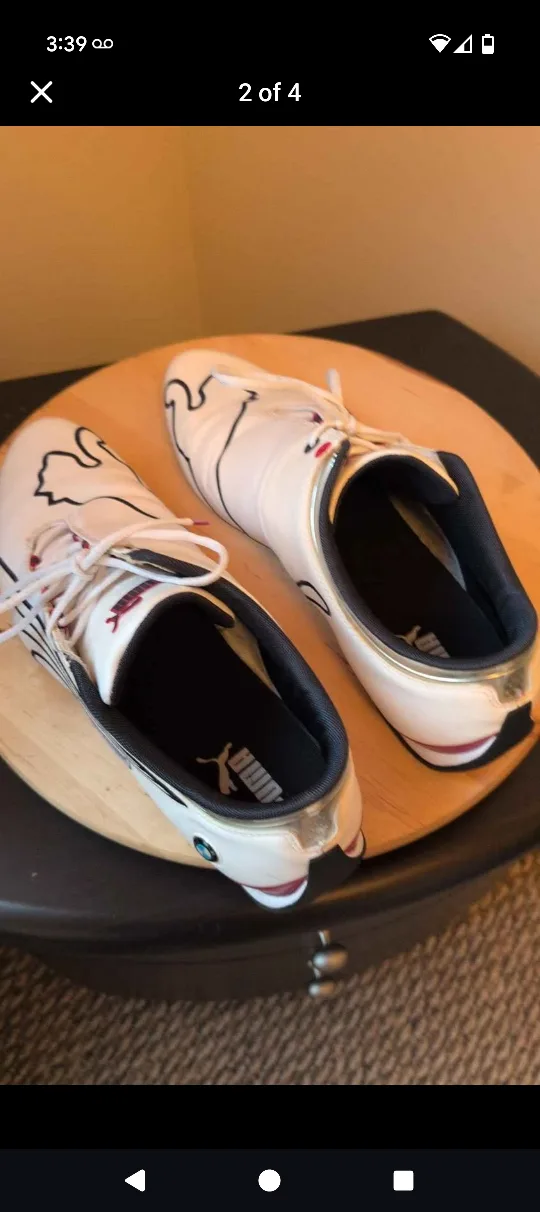 Puma BMW Motorsport White Shoes size 12 thumbnail