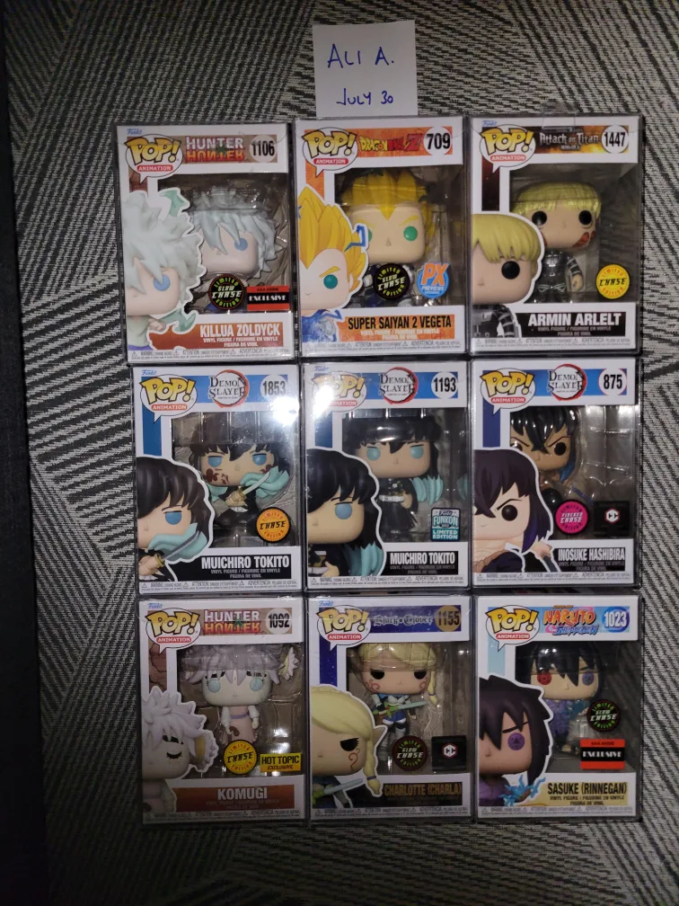 Funko Pop! Exclusive Chase Animation Figures thumbnail