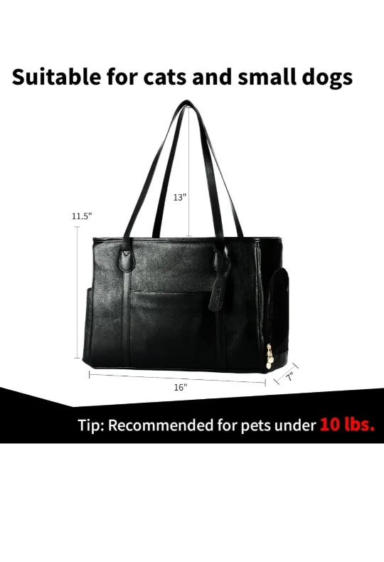 MONANLLER Black Pet Carrier Tote - New in Box! image indicator(9)