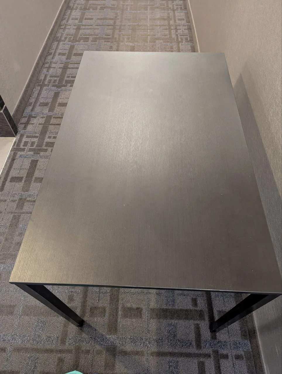 IKEA Black Table (43x29x29 inches) image indicator(5)