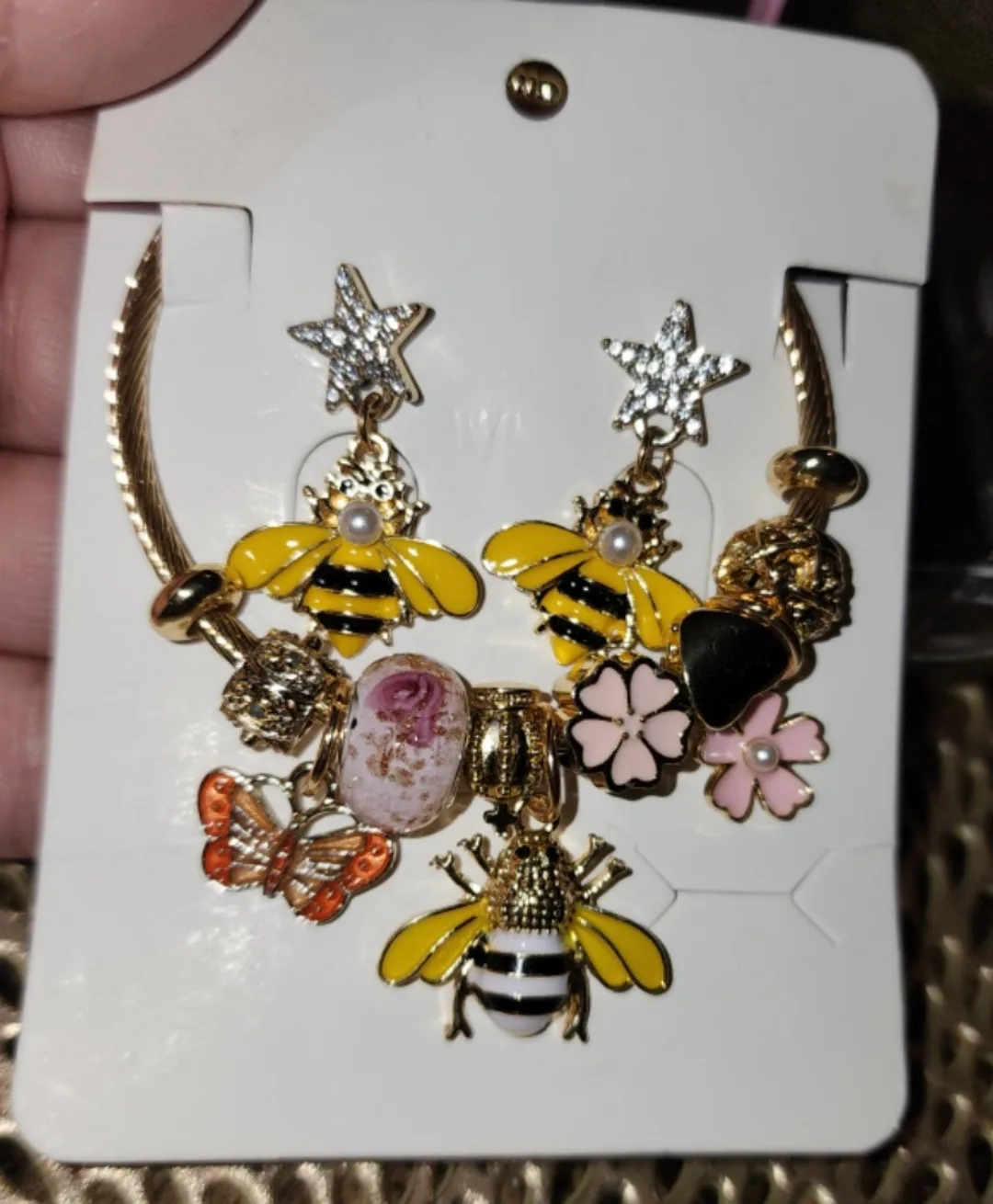 Bumble Bee Charm Bracelet thumbnail