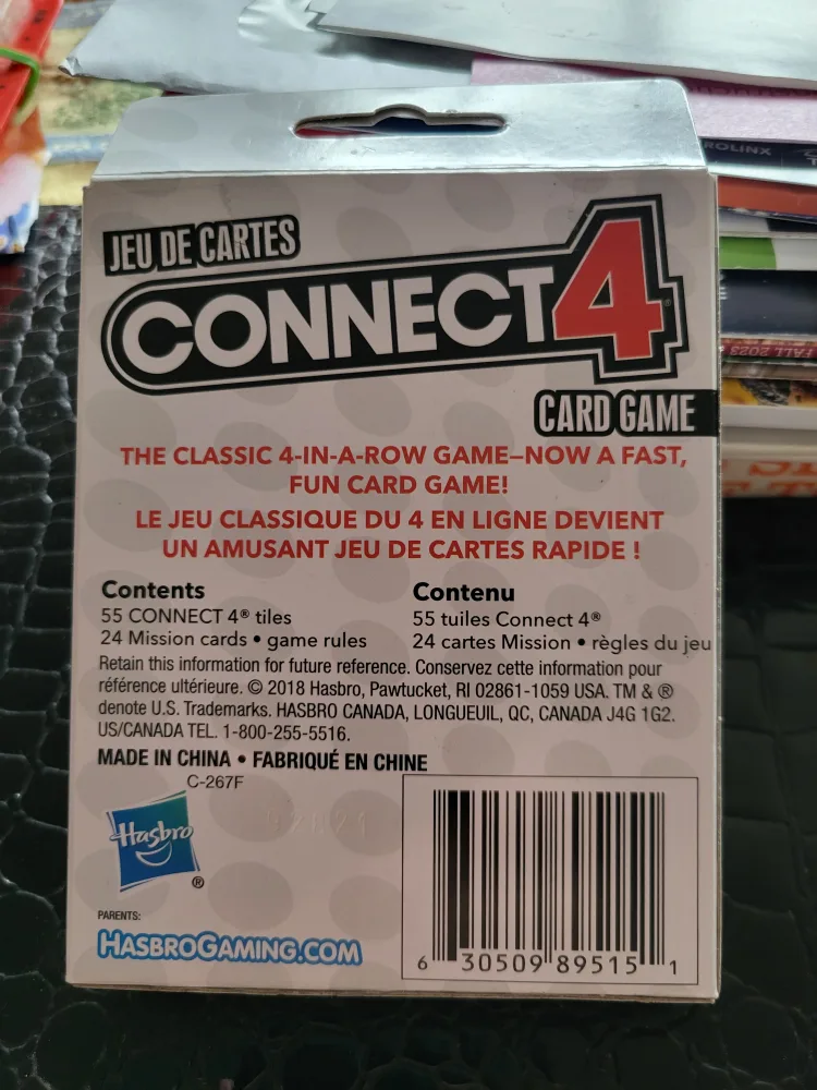 Connect 4 Card Game - Hasbro image indicator(2)