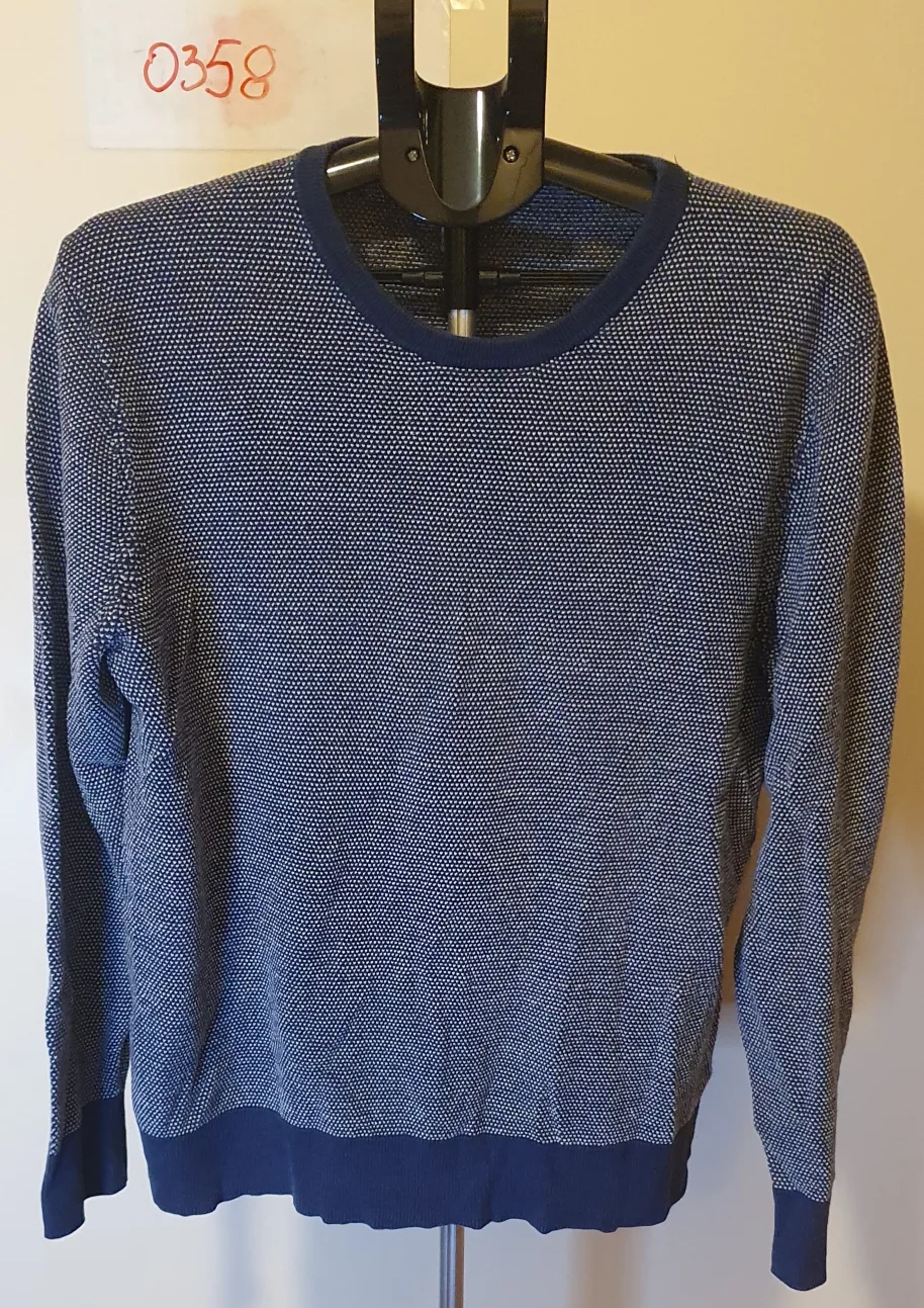 Old Navy Blue Patterned Sweater - XL (0358) thumbnail