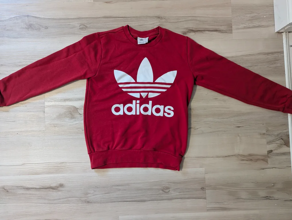 Adidas Trefoil Sweatshirt - Size L - Maroon thumbnail