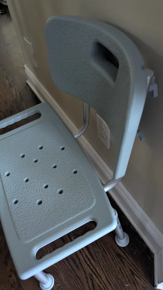 Adjustable Bath/Shower Chair with Backrest🇨🇦 image indicator(2)