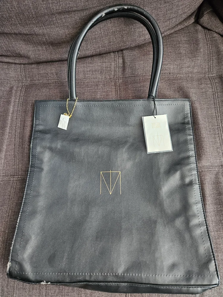 Truth or Dare by Madonna Black Tote Bag image indicator(3)