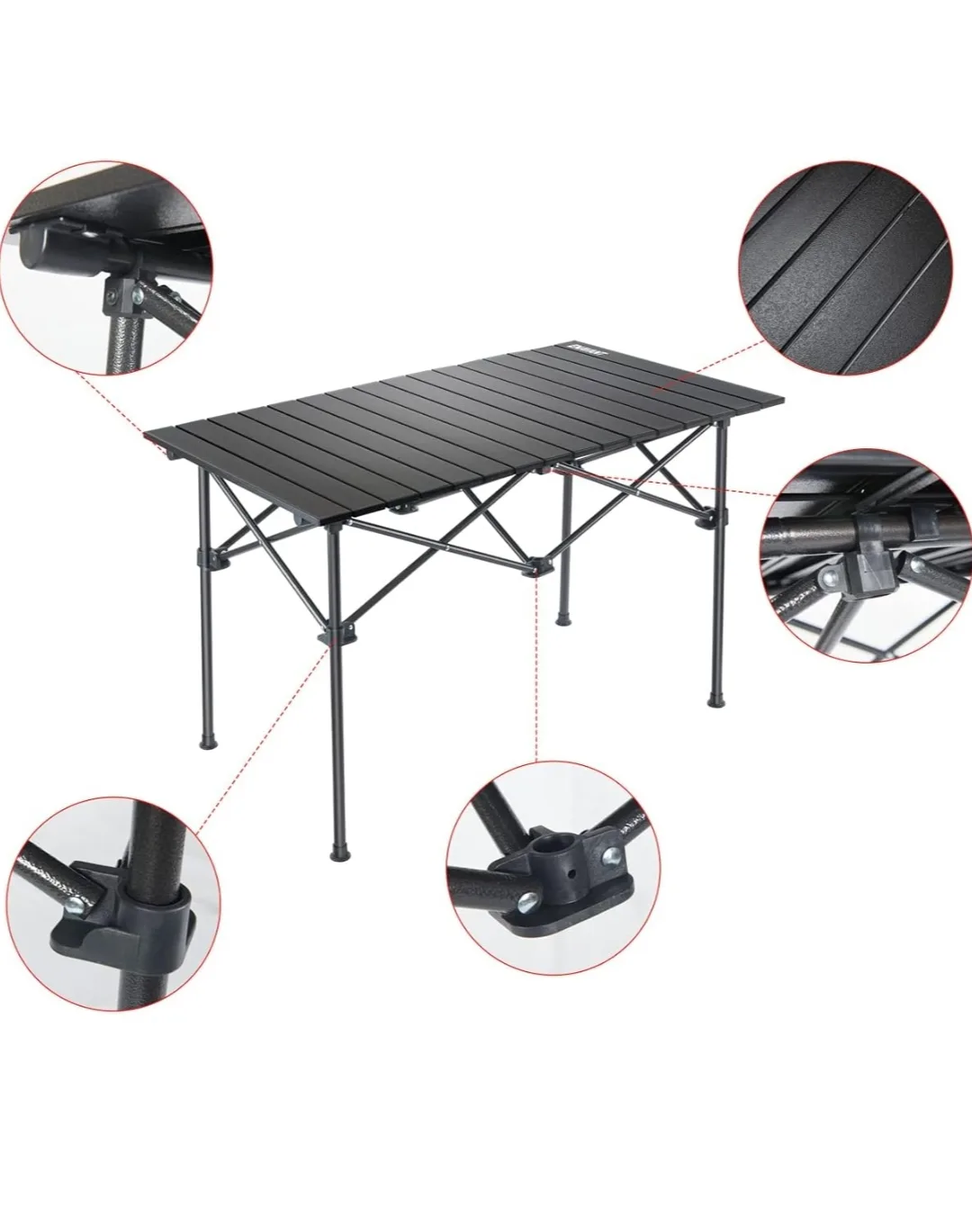 New Aluminum Portable Folding Camping Fishing XL image indicator(8)