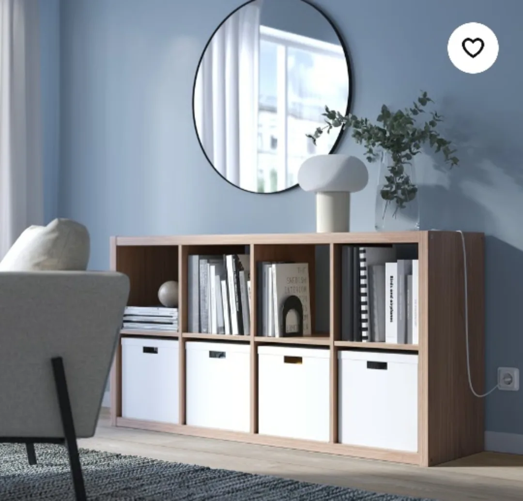 LIKE NEW IKEA Kallax Shelf Unit thumbnail