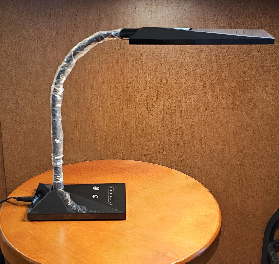 Black LED Desk Lamp - New - photo 4