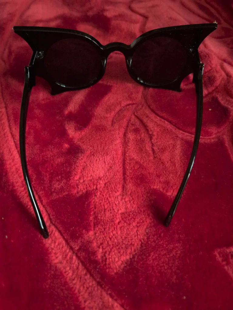 🇨🇦 Black Cat Eye Sunglasses with Star Details image indicator(2)