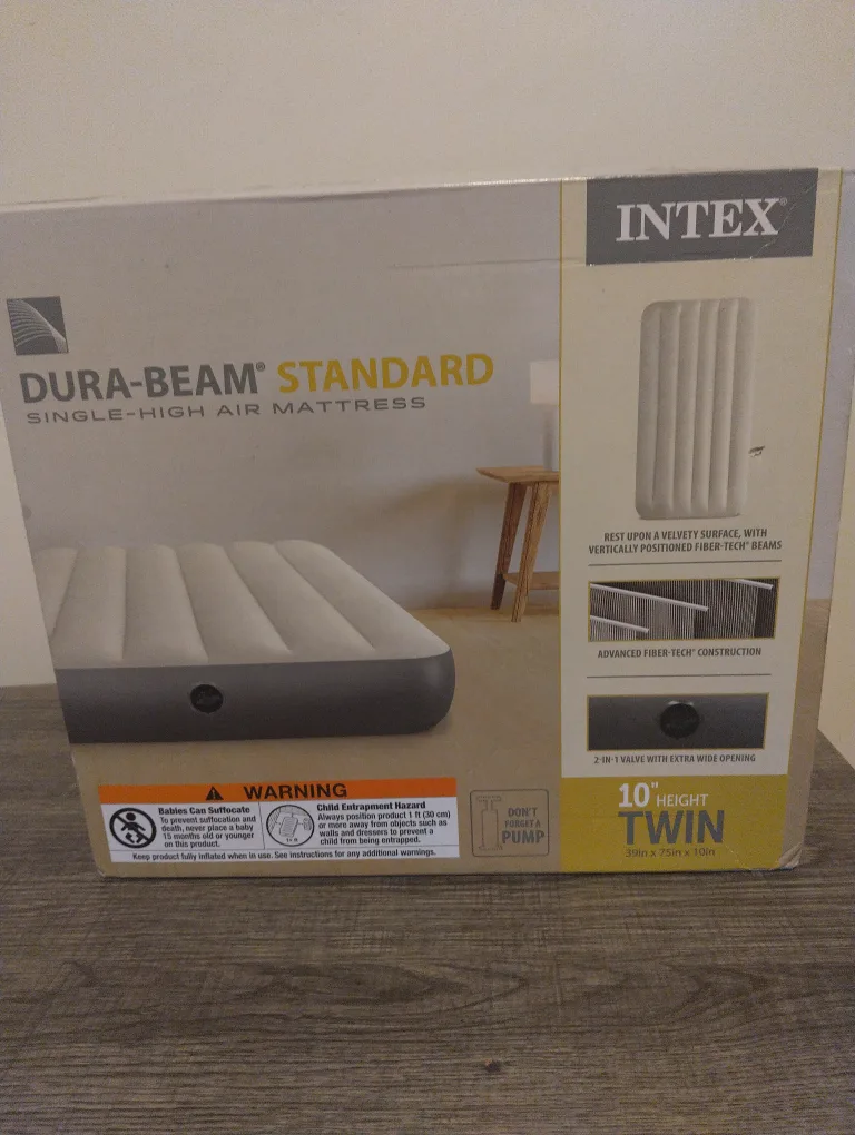 Intex Dura-Beam Standard Twin Air Mattress - New thumbnail