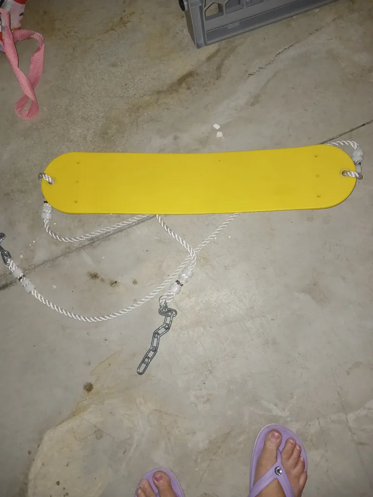 Yellow Plastic Swing Seat thumbnail