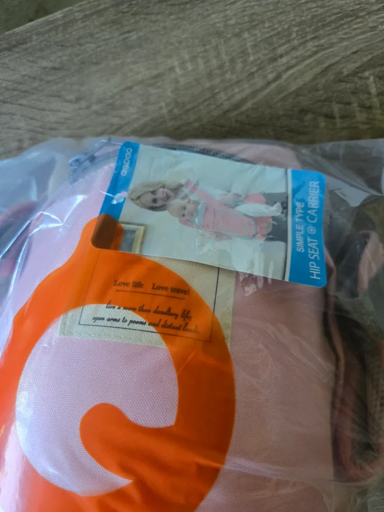 New Aiebao Simple Type Hip Seat Carrier - Pink image indicator(2)