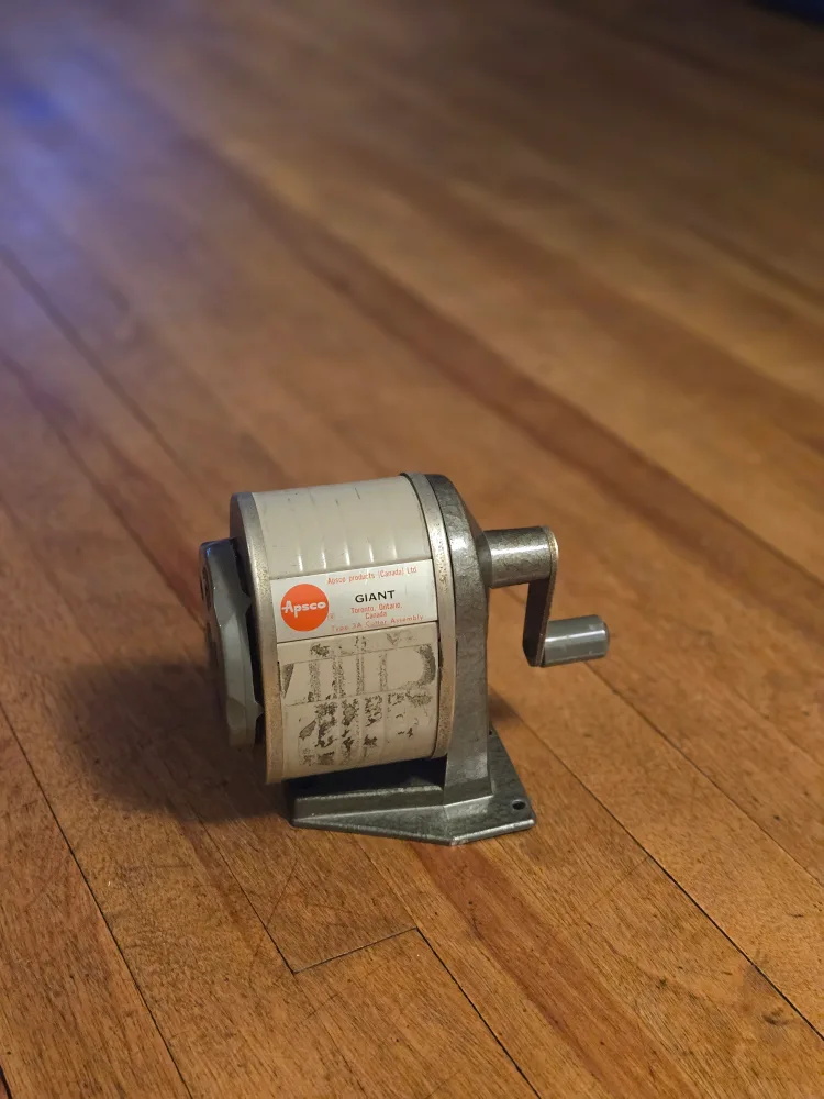 vintage Canadian pencil sharpener (pickup Warden and Kingston) thumbnail