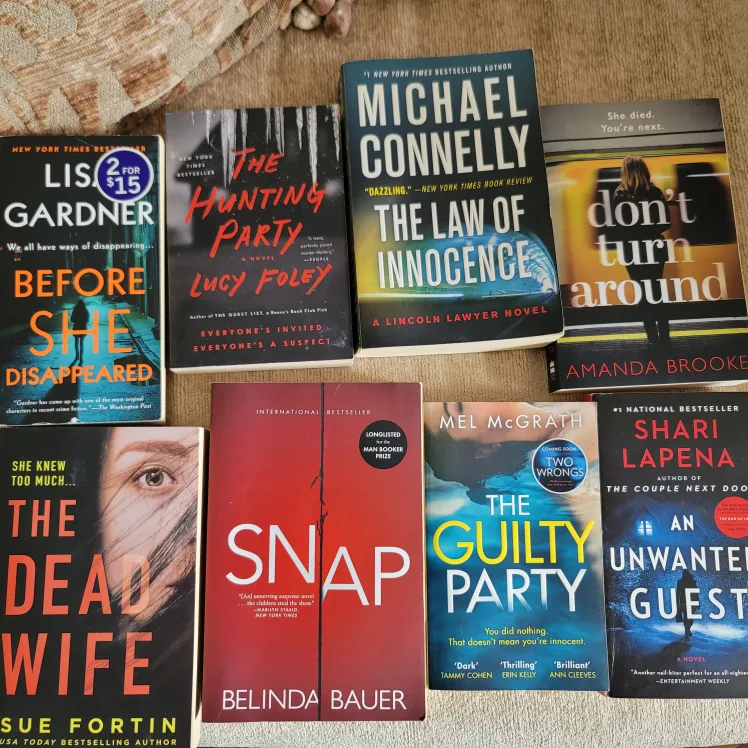 Variety of Fiction Books - Mystery, Thrillers thumbnail