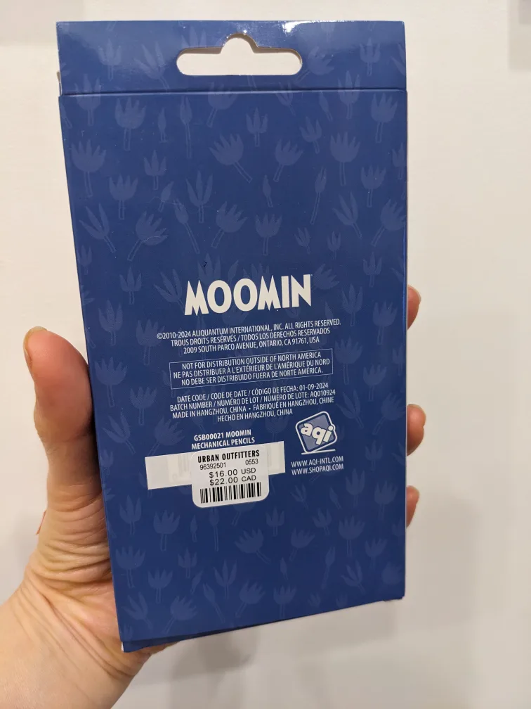 New Moomin Mechanical Pencils Set 🧡 image indicator(3)