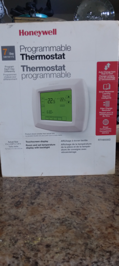 Honeywell Programmable Thermostat RTH8500D - photo 2