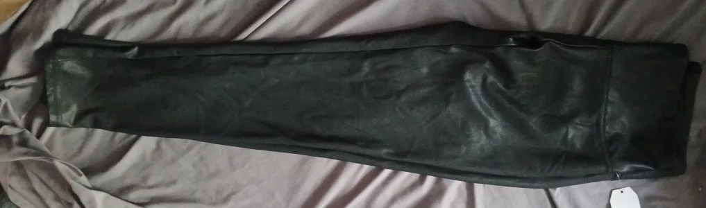 High Rise Skinny Faux Leather Leggings - Size L thumbnail