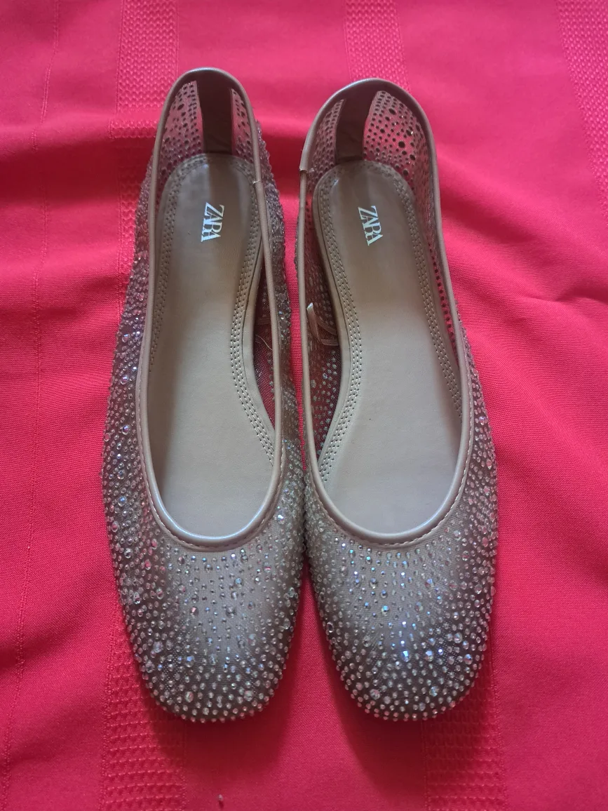 ZARA Flats with Rhinestones thumbnail