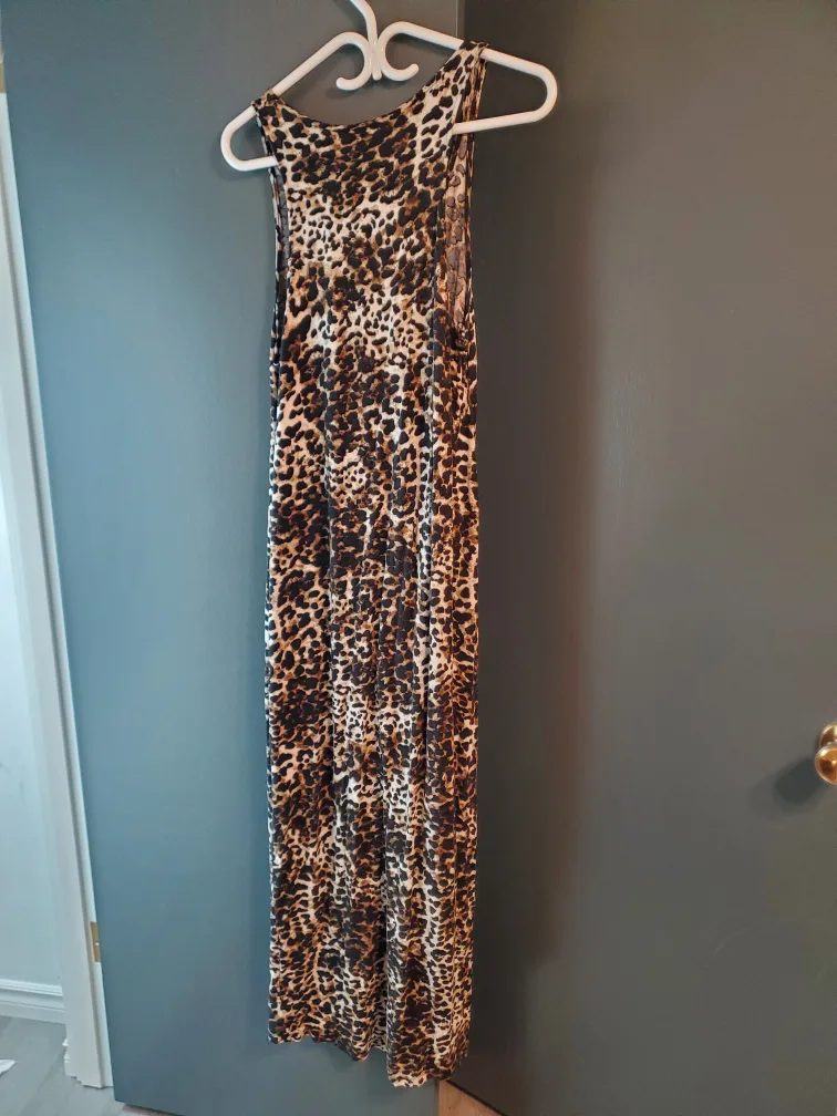 H&M Leopard Print Maxi Dress image indicator(4)