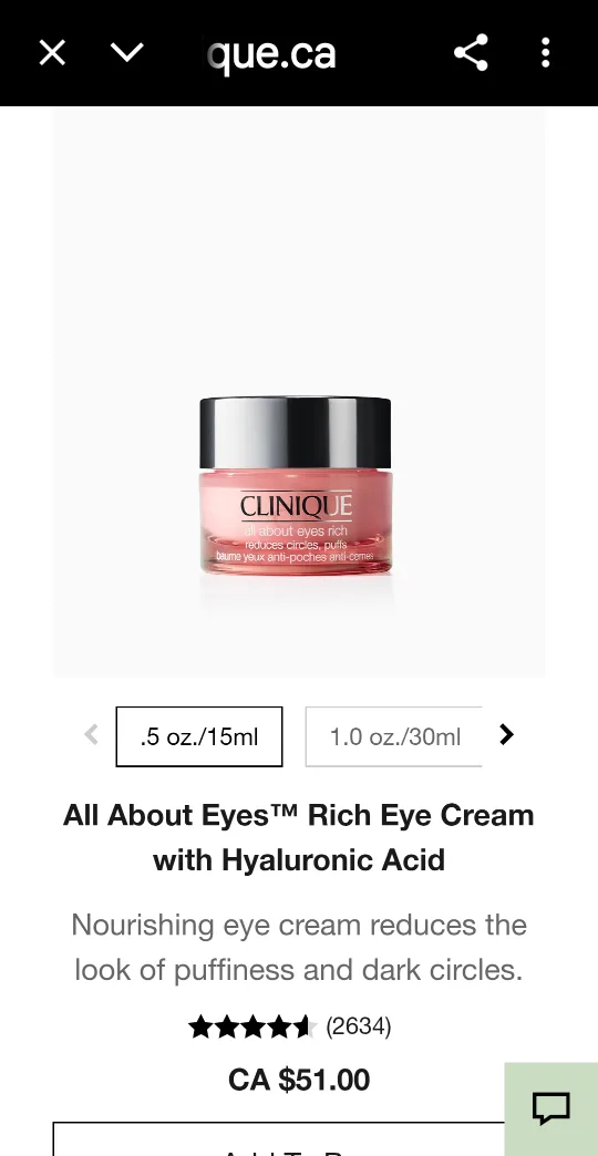 Clinique All About Eyes Rich Eye Cream thumbnail