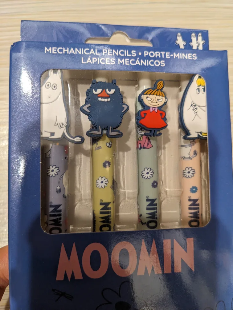 New Moomin Mechanical Pencils Set 🧡 image indicator(2)