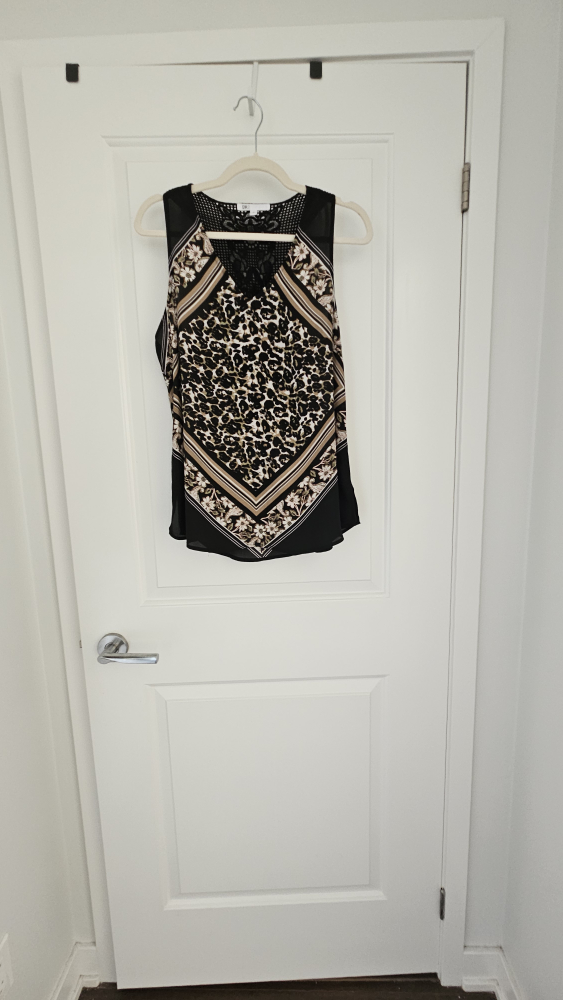 Brand new Medium Leopard print Black Tank Top - unique - photo 4