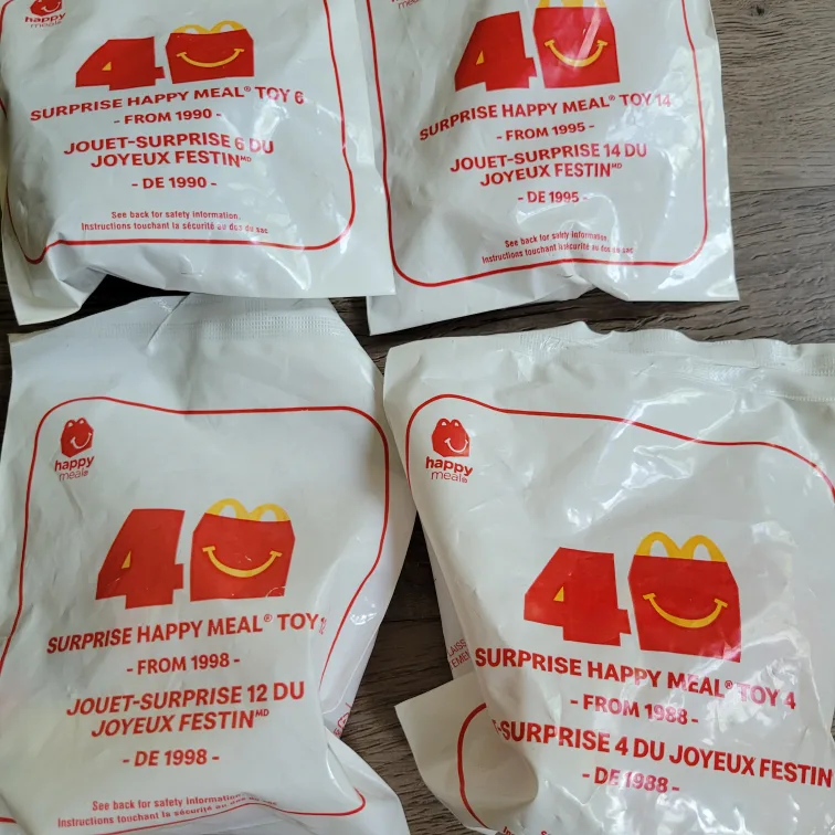 4pcs Lot McDonald's Toy image indicator(2)