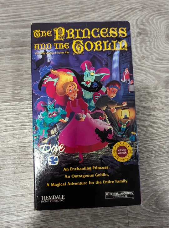 The Princess and the Goblin VHS Tape Movie thumbnail