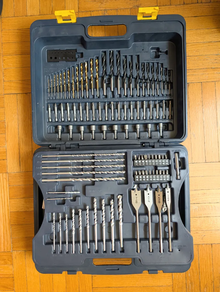 Mastercraft Corded Hammer Drill Kit, 100-pc image indicator(2)