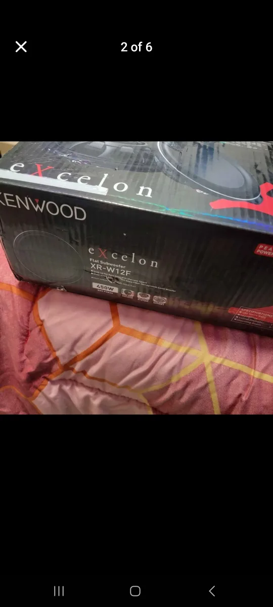 kenwood excelon subwoofer 12" image indicator(2)