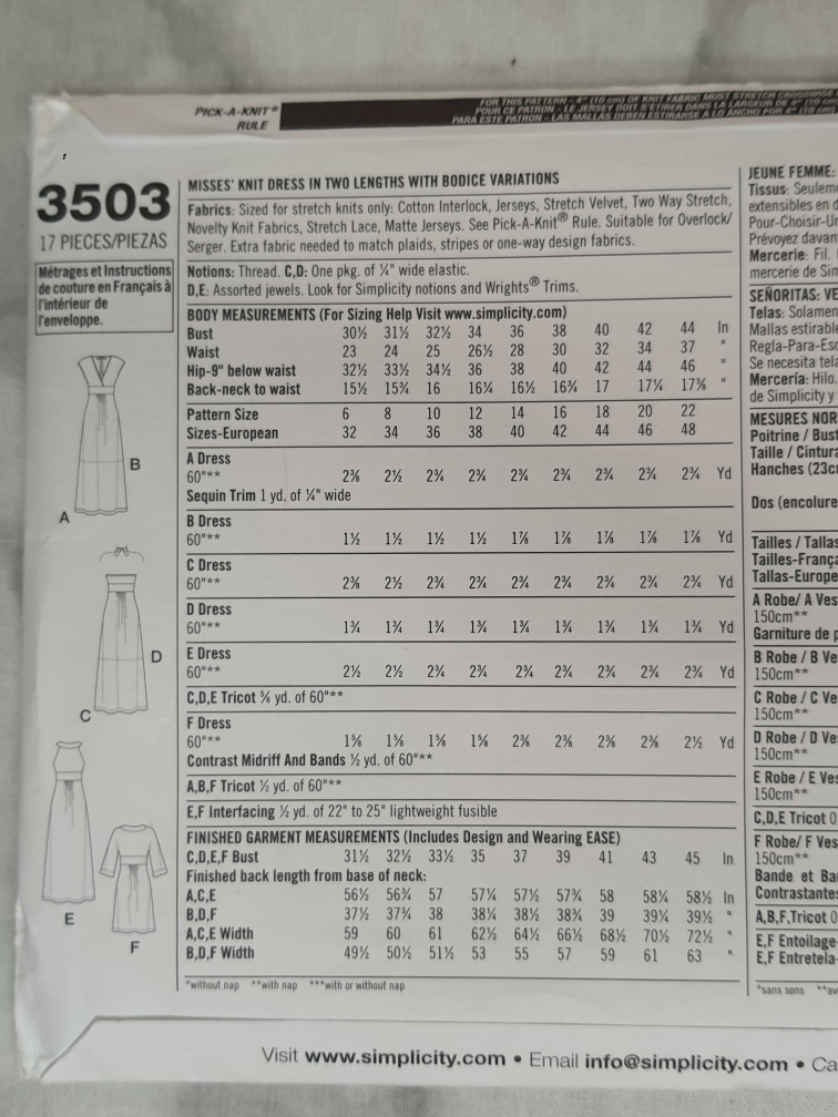 Simplicity 3503 Sewing Pattern - Size 6-14 - photo 2
