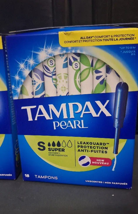 Tampax Pearl Tampons, with LeakGuard Braid, Super Absorbency, image indicator(6)