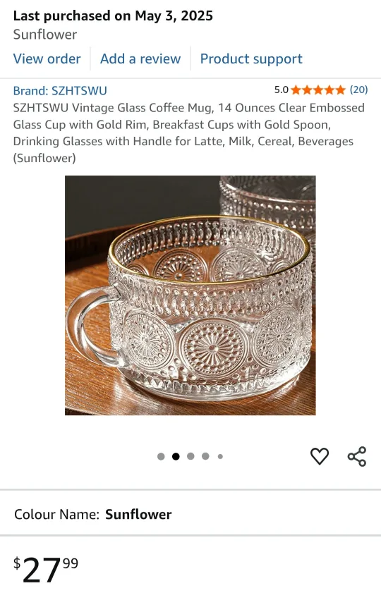 🌿 Set of 6 Vintage Coffee Mugs – Brand New 🌿 image indicator(2)