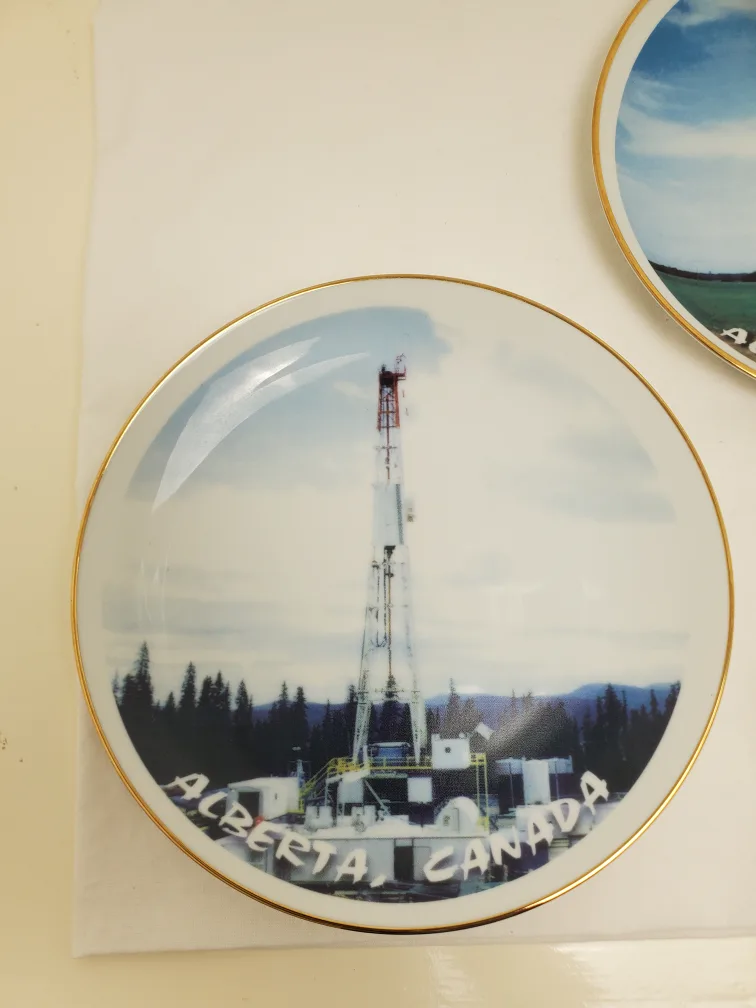 Alberta Oil Rig collectors plates image indicator(2)