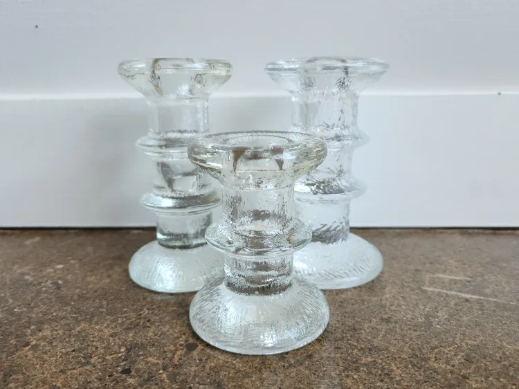 Ice Glass Candle Holders thumbnail