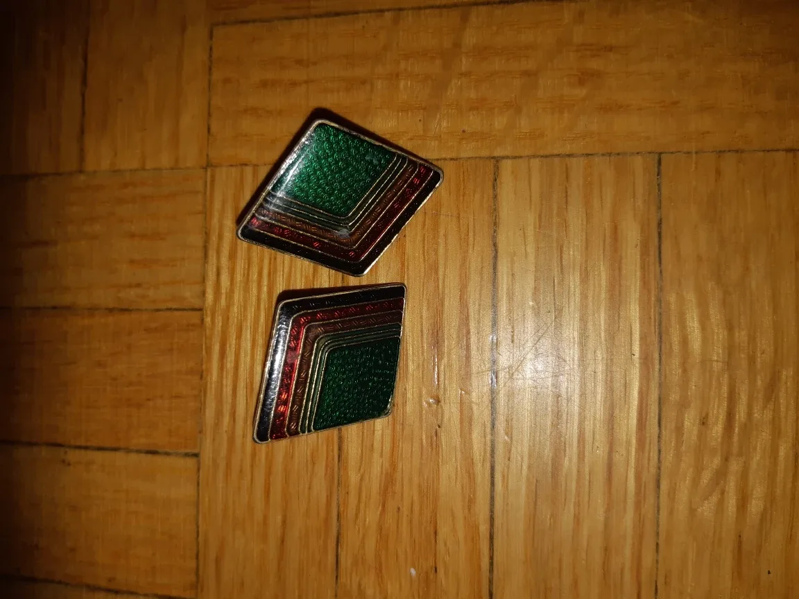 Vintage Enamel Earrings 🇨🇦 thumbnail