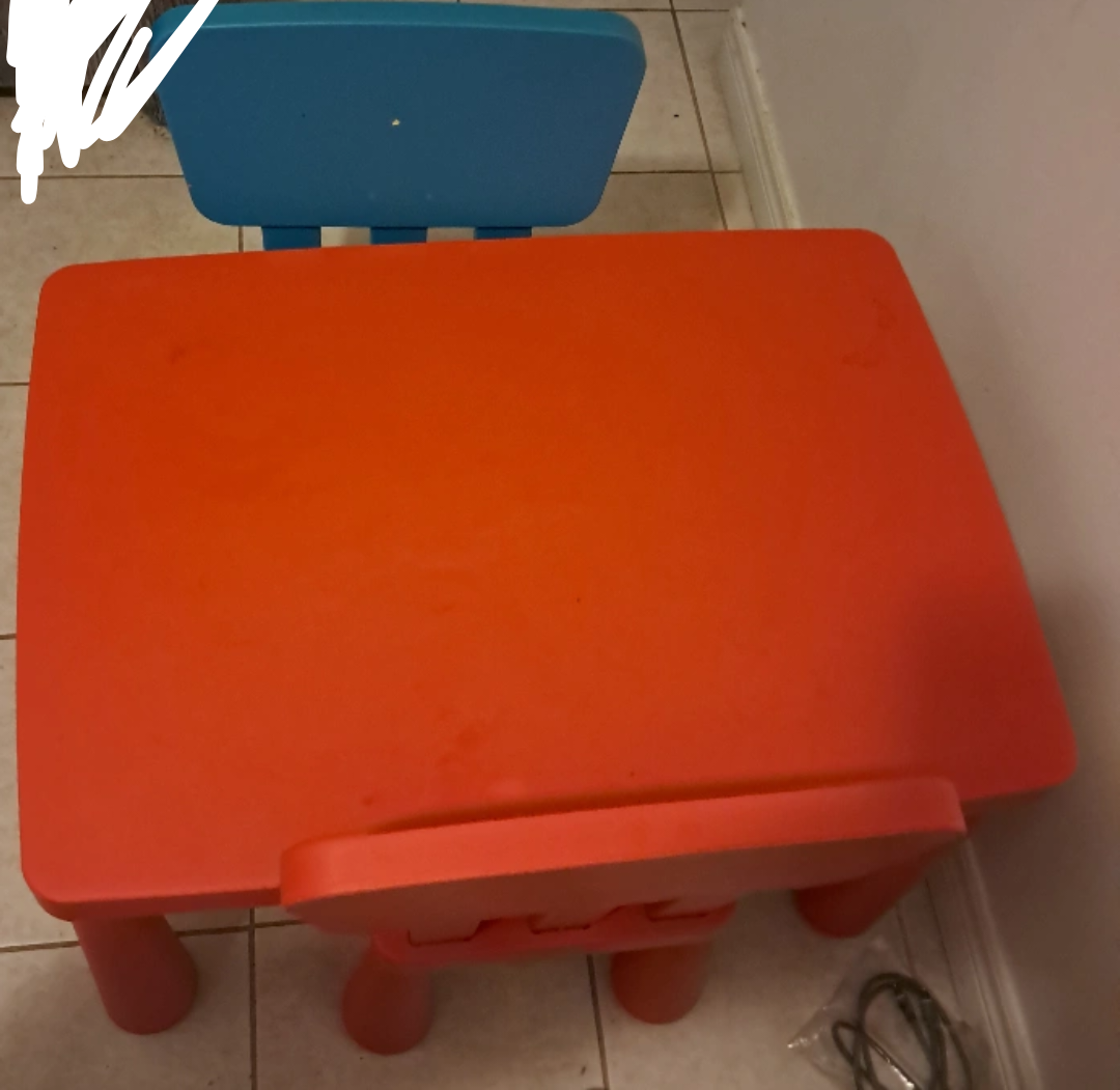 Kids Table and Chair Set - Red and Blue - photo 4
