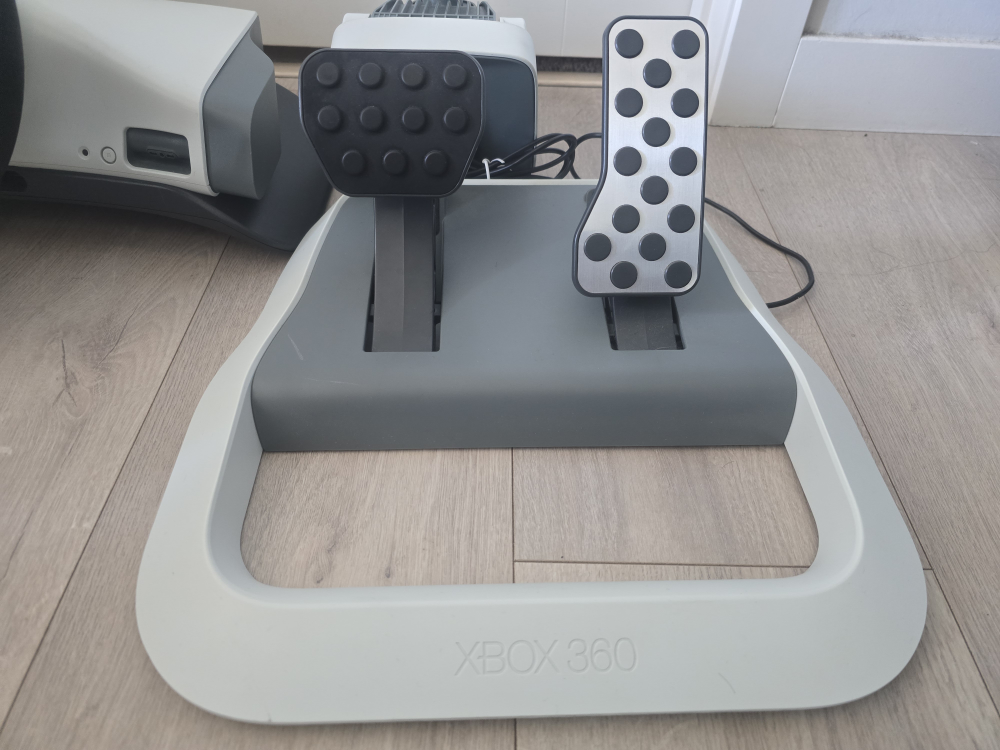 Official Microsoft Xbox 360 Wireless Racing Wheel & Games $10+ - photo 5