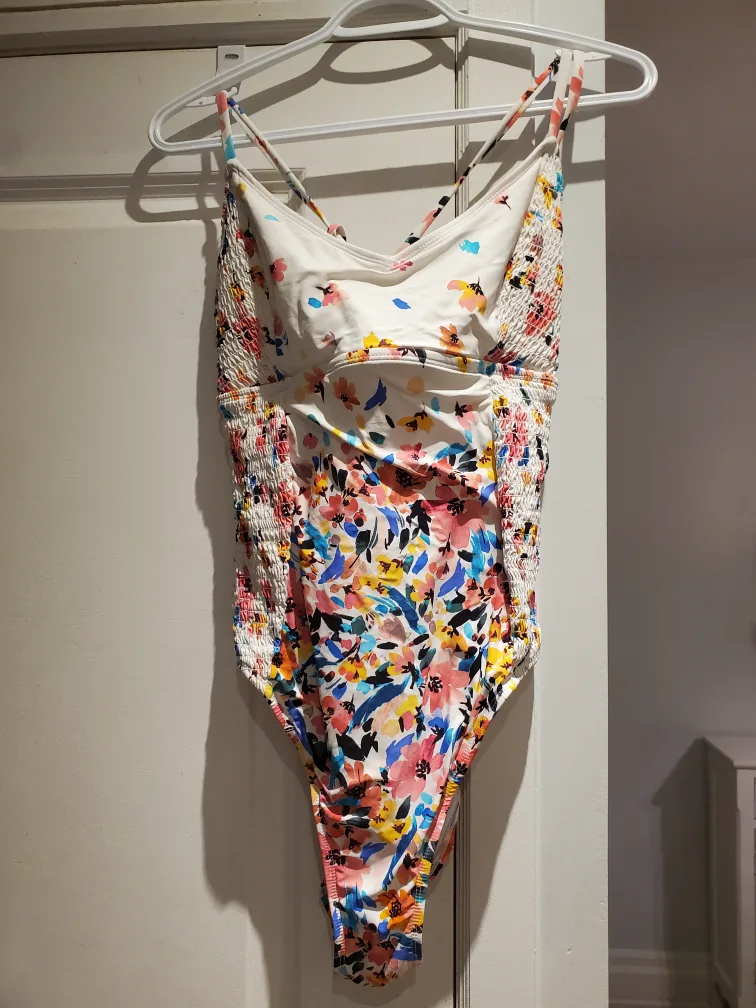 Catalina Swimwear Floral One-Piece - Size 14 thumbnail