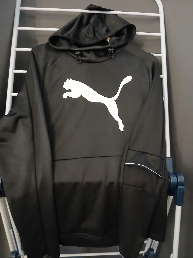 Puma Black Hoodie - Size M thumbnail