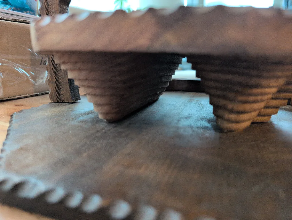 Intricate Wooden Collapsible Basket Serving 🇨🇦 image indicator(6)